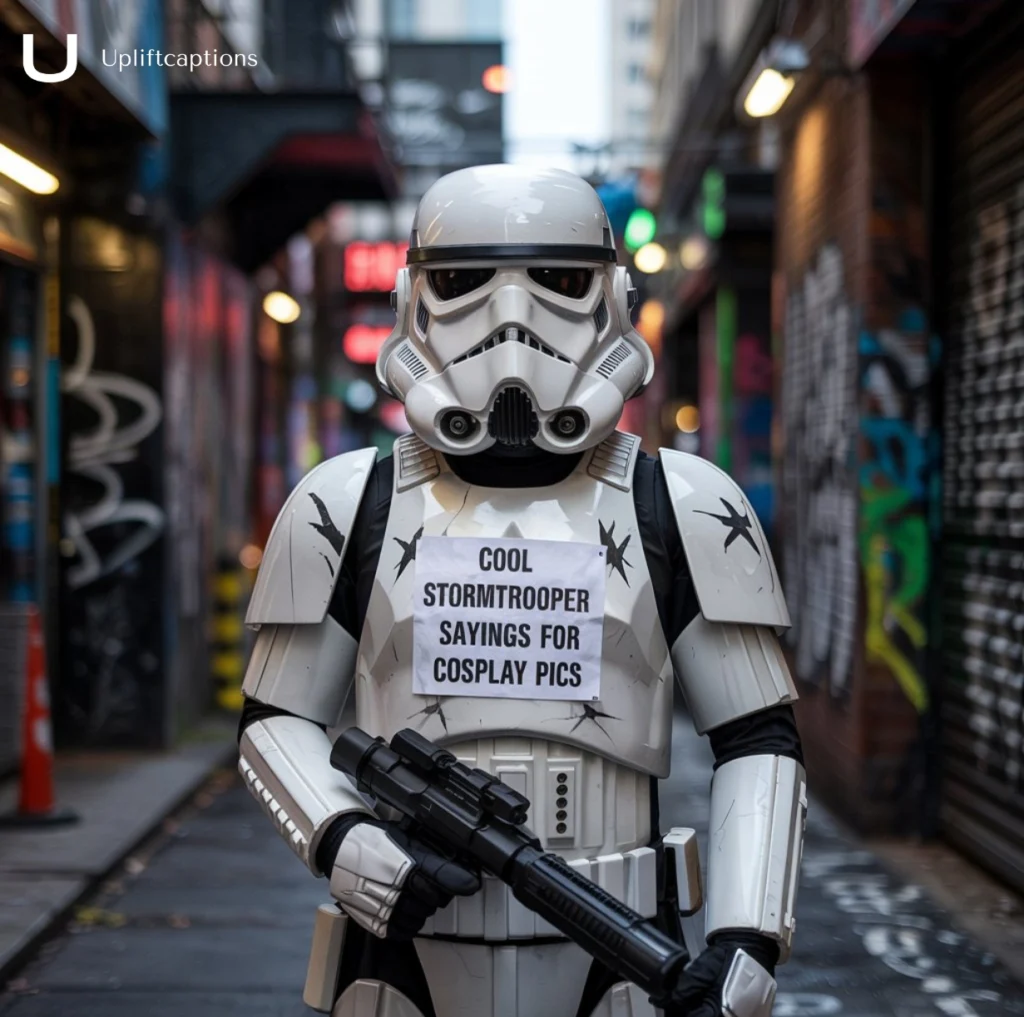 Cool Stormtrooper Sayings for Cosplay Pics