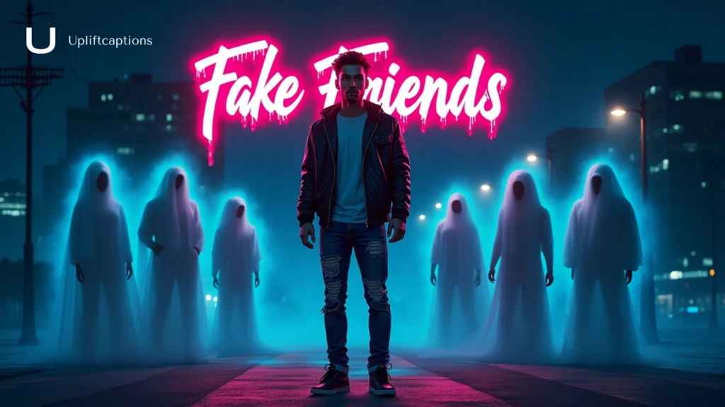 Fake Friend Captions to Call It Out