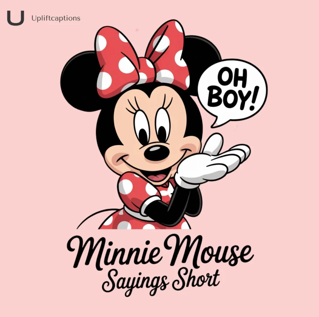 Minnie Mouse Sayings Short