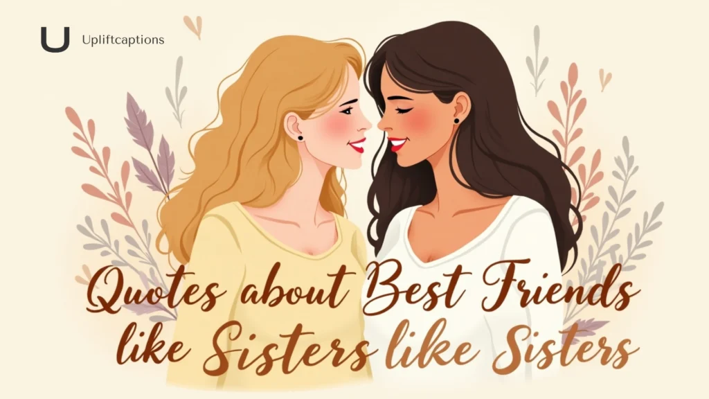 Quotes about Best Friends like Sisters