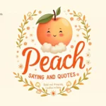 Delightful Peach Saying And Quotes