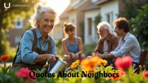 Quotes About Neighbors